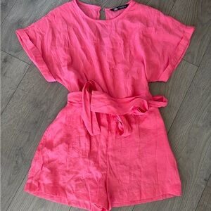 Zara pink romper (discontinued)